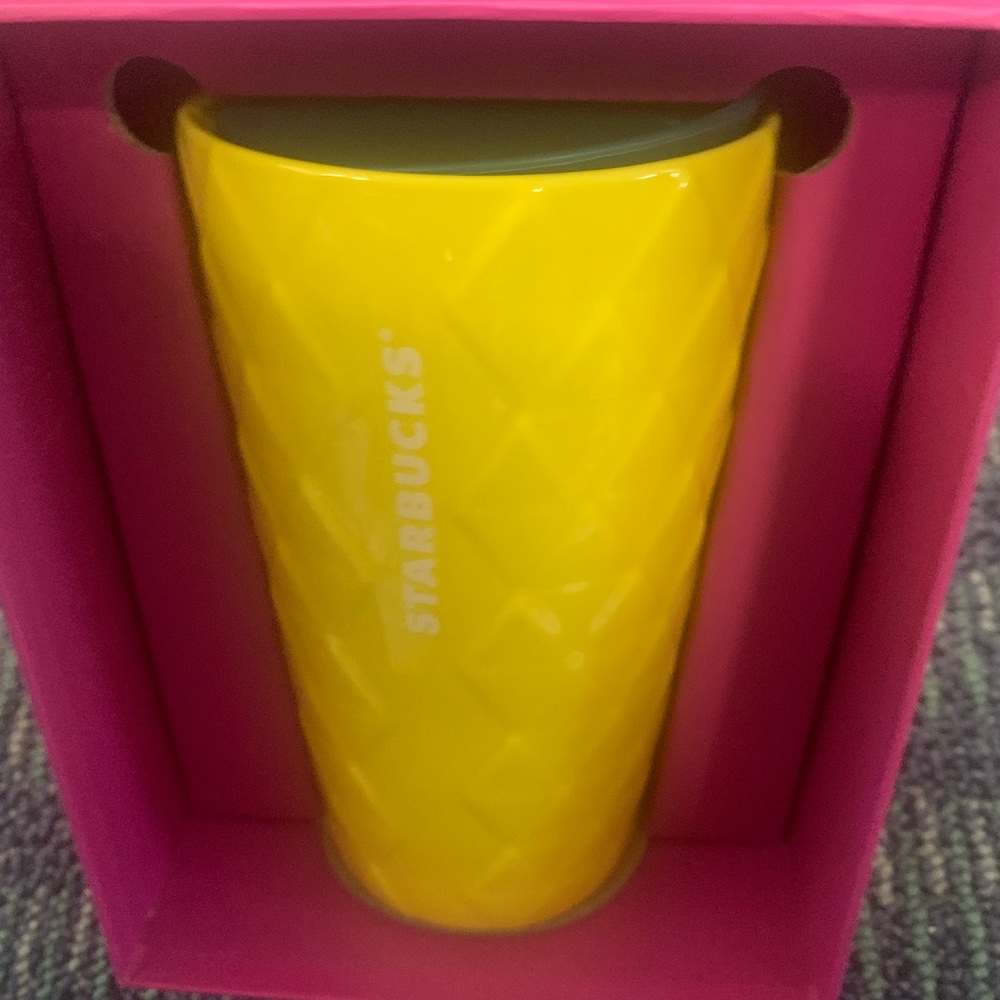 Starbucks🍍EXCLUSIVE Hawaii Collection - Pineapple ceramic tumbler - NWT …